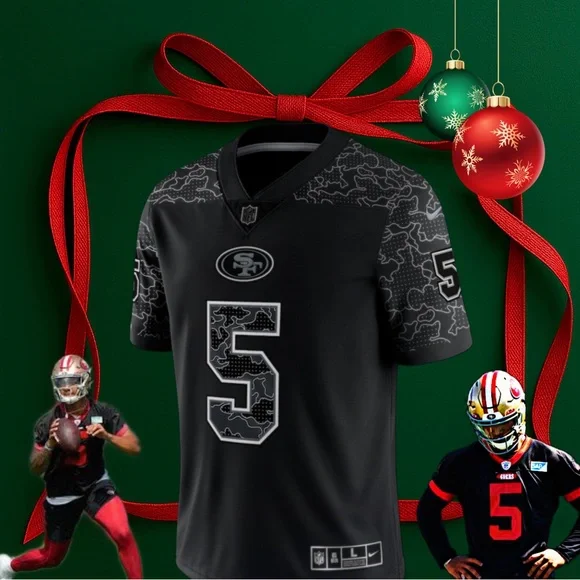 NEW Trey Lance Black San Francisco 49ers RFLCTV Limited Jersey LRG “RARE”! - Picture 6 of 6
